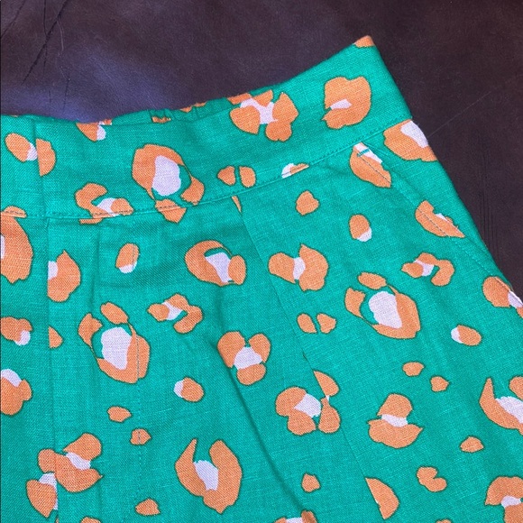 Tabitha Brown Green and Orange Women's Shorts - Picture 2 of 5
